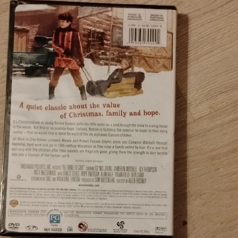 All Mine To Give DVD New On Plastic